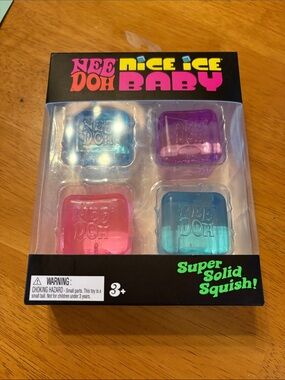 Super Solid Squish! 4-Pack - Pink, Purple, Blue, Teal